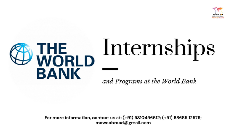 Internship At The World Bank